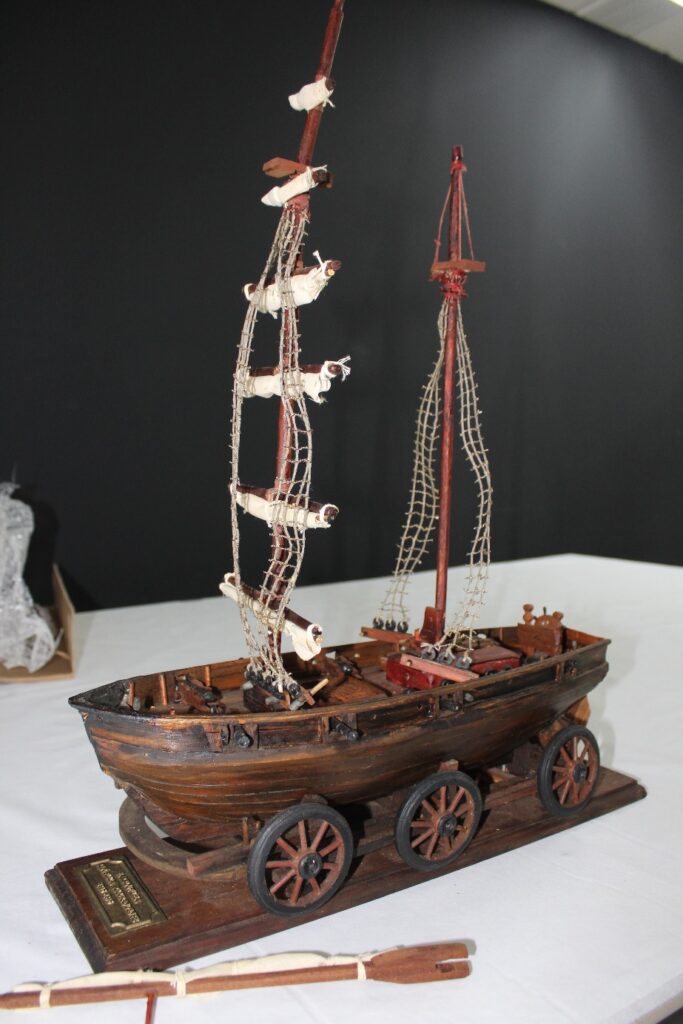 Maquete de barco farroupilha